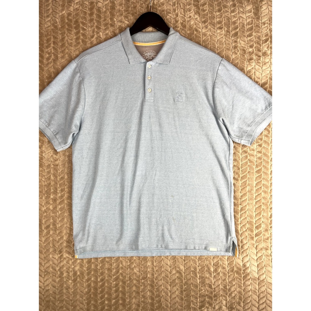 Laguna Polo Shirt Mens XL Light Blue Short Sleeve‎ 106-2